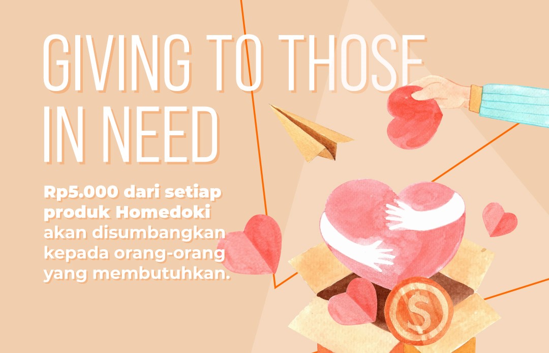 HOMEDOKI BERBAGI : KEGIATAN BAKTI SOSIAL DARI KITA, UNTUK SEMUA