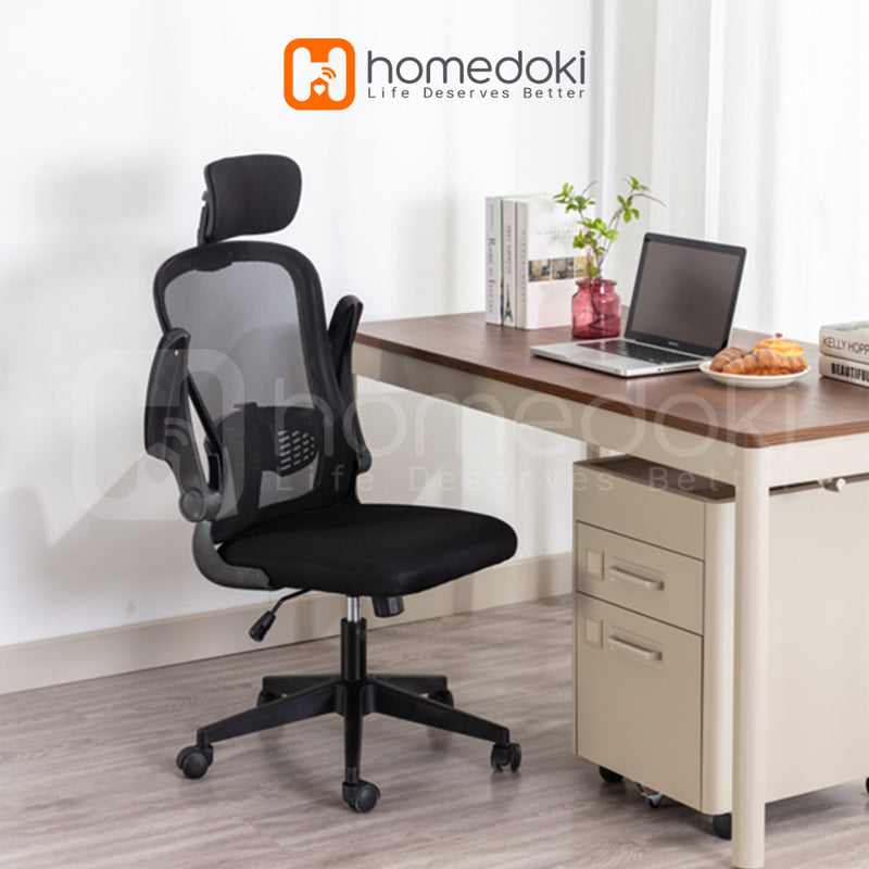 Homedoki Kursi Kantor / Kursi Gaming / Kursi Putar / Kursi Kantor Hidrolik / Kursi Jaring / Kursi Ergonomis