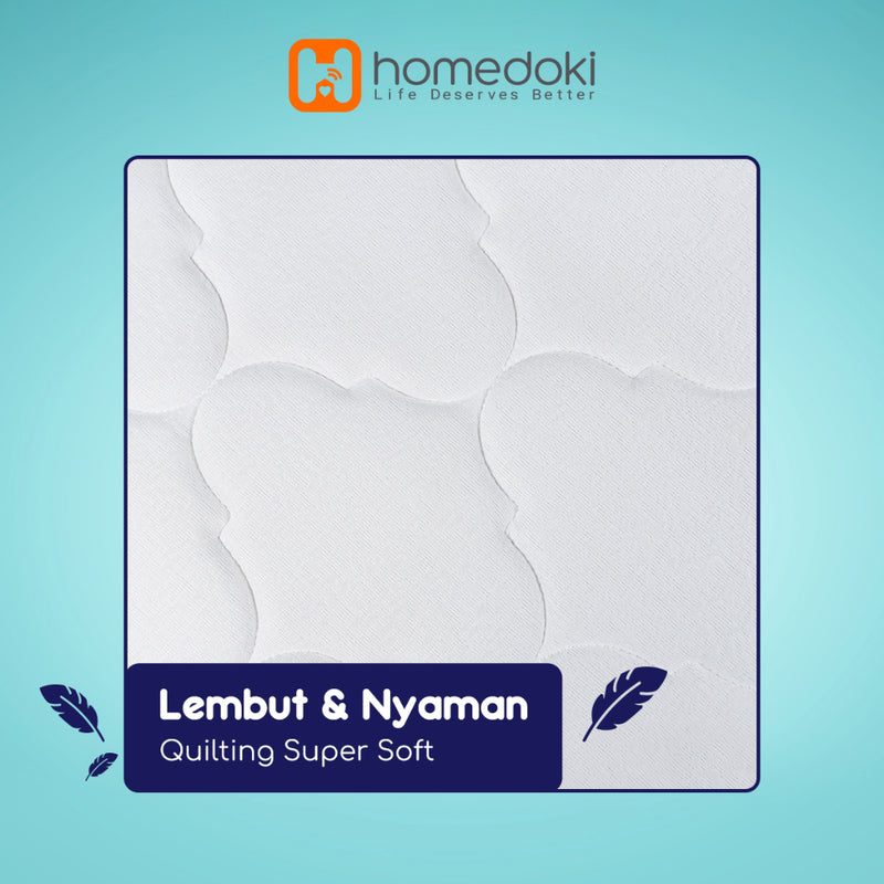 Homedoki Kasur Spring Bed / Matras Kasur / Spring Bed 180x200 / Tebal 23cm