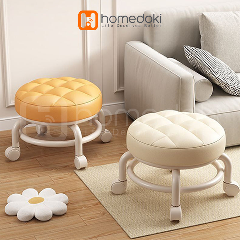 Homedoki Kursi Santai / Kursi Bulat / Kursi Kecil / Kursi Bundar / Kursi Bulat Roda