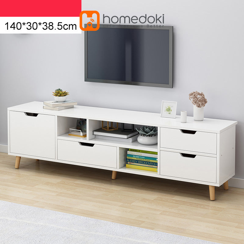 Homedoki Meja Tv / Rak Tv / Lemari Tv / Meja Tv Minimalis Modern / Meja Tv Kayu Murah