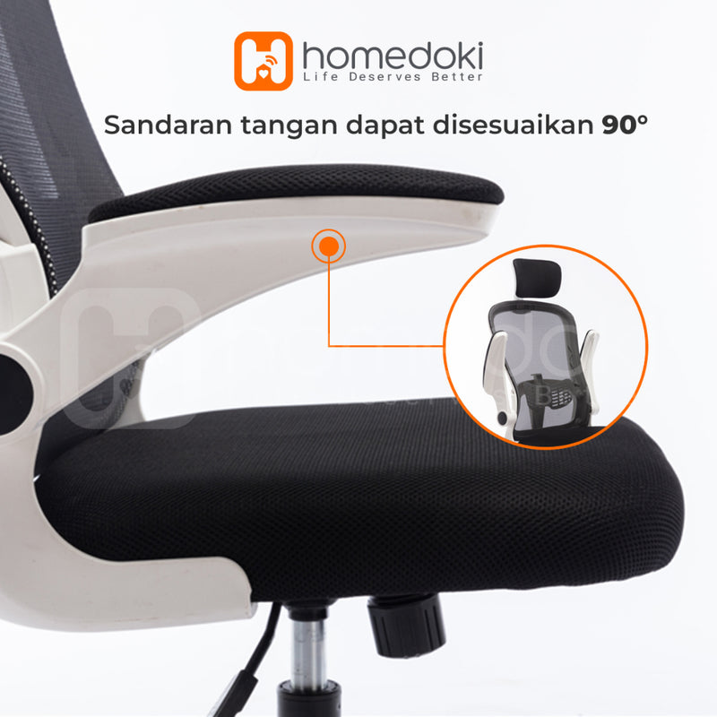 Homedoki Kursi Kantor / Kursi Gaming / Kursi Putar / Kursi Kantor Hidrolik / Kursi Jaring / Kursi Ergonomis