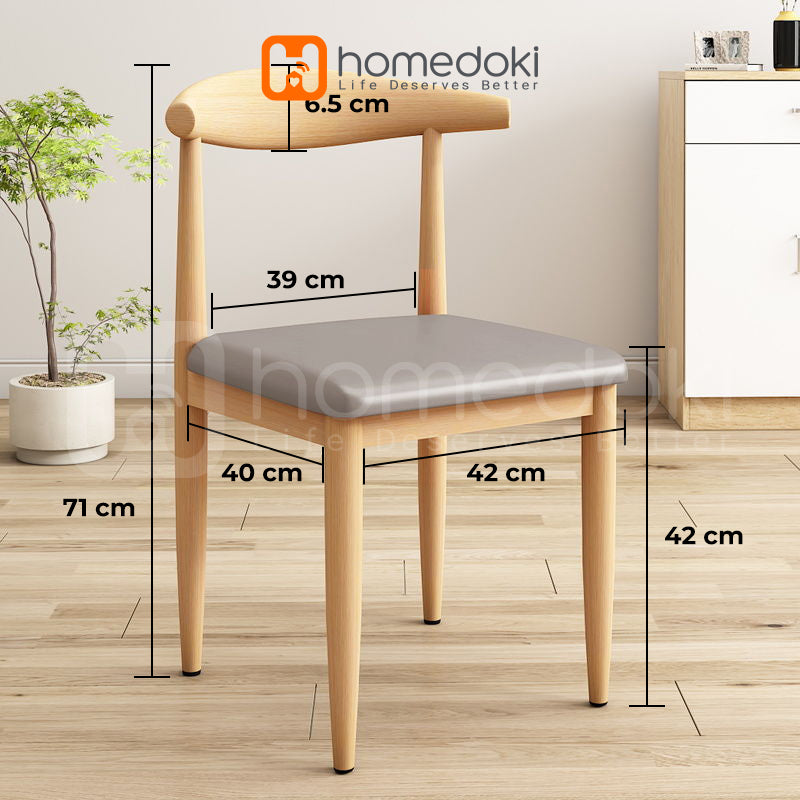 Homedoki Kursi / Kursi Makan / Kursi Kayu / Kursi Belajar / Kursi Kantor