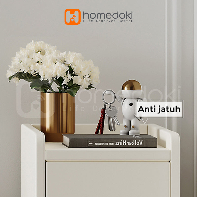 Homedoki Lemari Sepatu Kayu / Rak Sepatu / Lemari Kabinet Kayu Minimalis / Rak Sepatu Minimalis / Shoes Cabinet