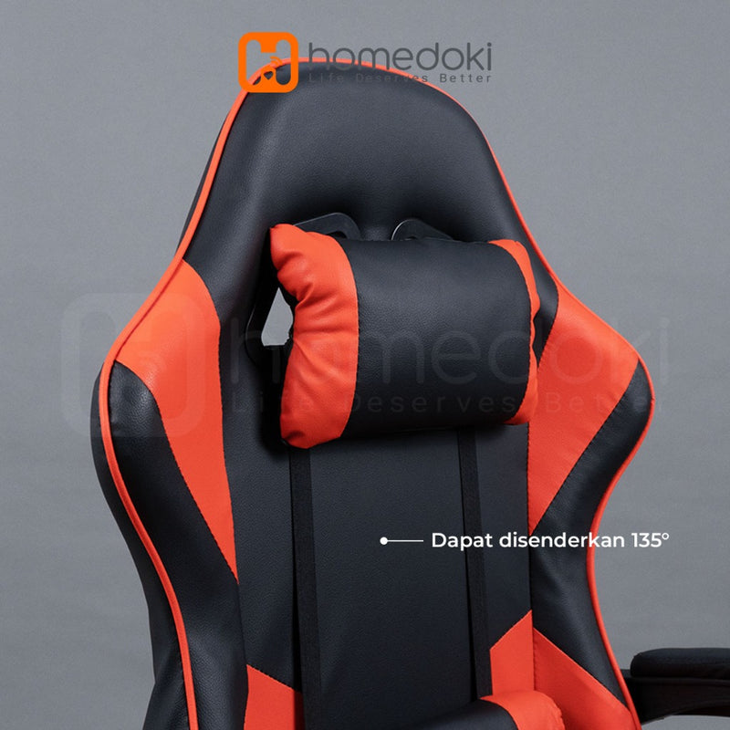 Homedoki Kursi Gaming / Kursi Kantor / Kursi Putar/ Kursi Ergonomis / Kursi Kerja