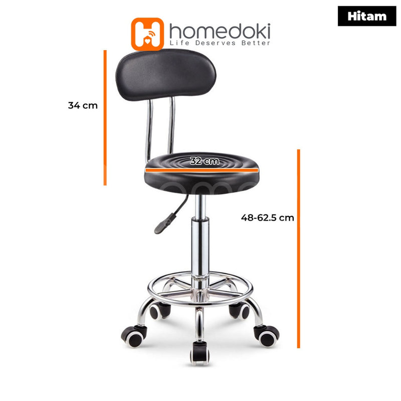 Homedoki Kursi Salon / Kursi Aesthetic / Kursi Kantor / Kursi Kerja / Kursi Hidrolik / Kursi Belajar Empuk