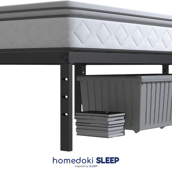 Homedoki Basicbed / Dipan Tempat Tidur / Yelena Ranjang Tidur / Divan Dipan Tempat Tidur / Kai Ranjang Besi Industrial Bed In a Box