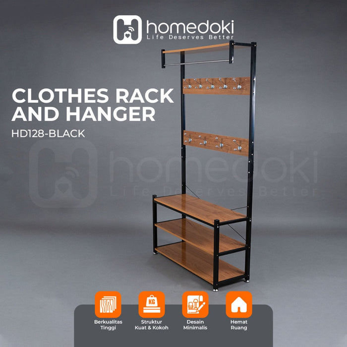 Homedoki Rak Baju Gantung / Stand Hanger / Lemari Gantung / Lemari Gantung Baju / Rak Baju