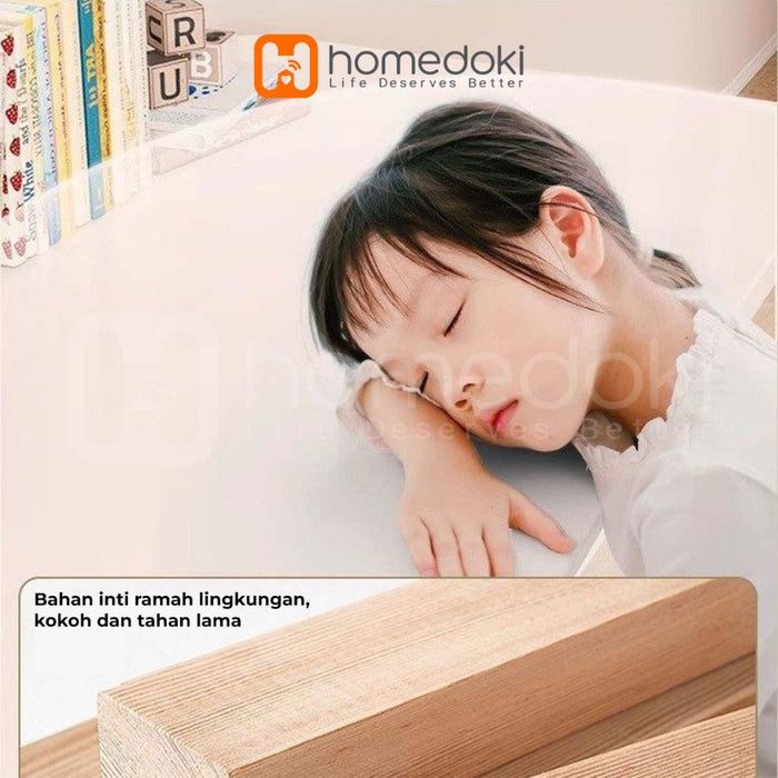 Homedoki Meja Komputer / Meja Belajar / Meja Laptop / Meja Tinggi yang Dapat Disesuaikan / Meja Komputer Sederhana