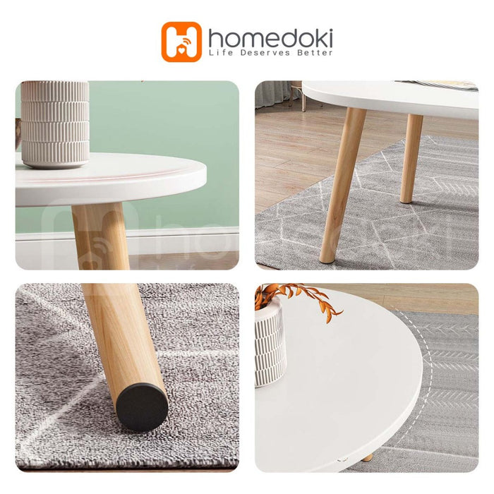 Homedoki Meja Tamu Minimalis / Meja Kopi / Coffee table / Meja kayu / Meja makan