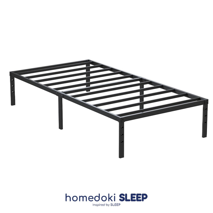 Homedoki Basicbed / Dipan Tempat Tidur / Yelena Ranjang Tidur / Divan Dipan Tempat Tidur / Kai Ranjang Besi Industrial Bed In a Box