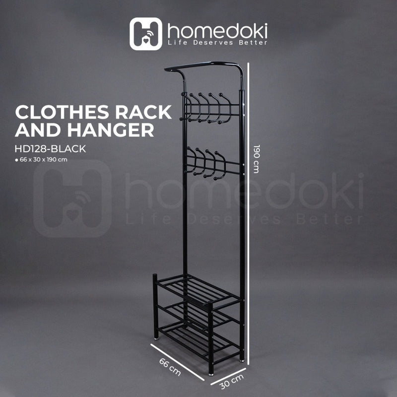 Homedoki Rak Baju Gantung / Stand Hanger / Lemari Gantung / Lemari Gantung Baju / Rak Baju