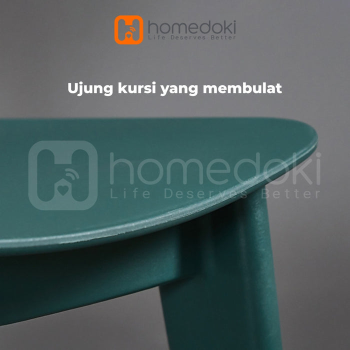 Homedoki Kursi Makan plastik/ kursi murah/ kursi plastik cafe/ Kursi Belajar