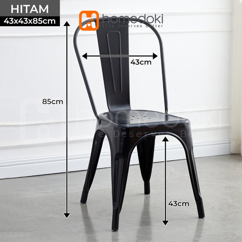 Homedoki Kursi Makan Minimalis/Kursi bar/Kursi kantor/Kursi cafe