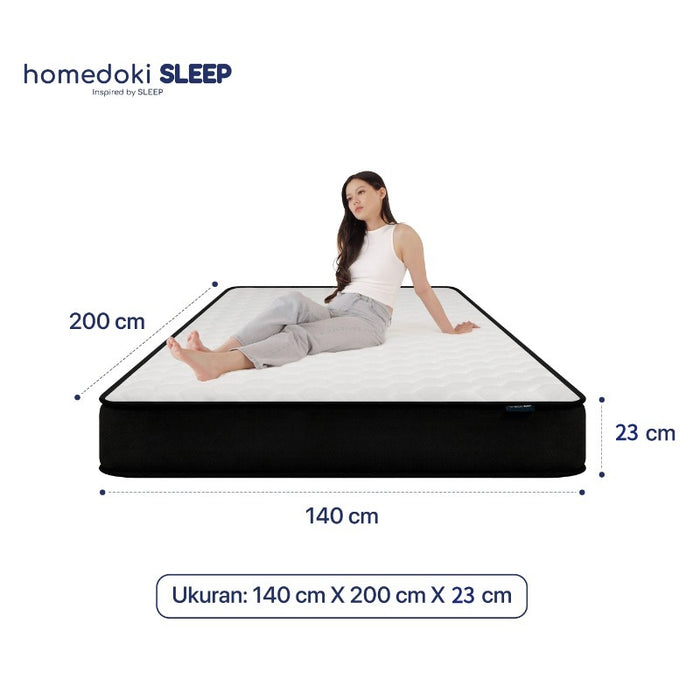 Homedoki Upgrade Original / Matras Kasur / Kasur Spring Bed / Spring Bed 180x200 / Tebal 23cm