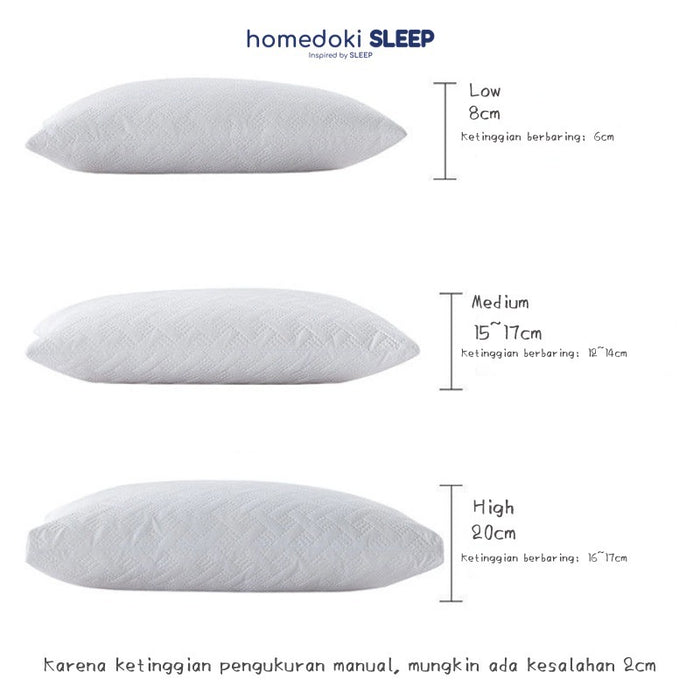 Homedoki Classic Bantal  / Pillow / Bantal Tidur Hotel / Bantal Pillow Original / Cloudy Pillow