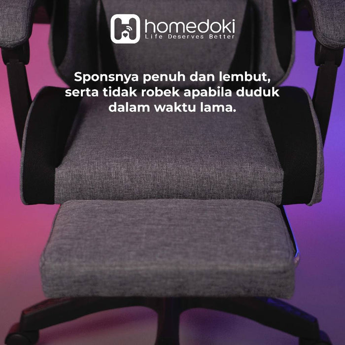 Homedoki Kursi Komputer / Kursi Ergonomis / Kursi Ergonomic / Kursi Gaming / Kursi Putar