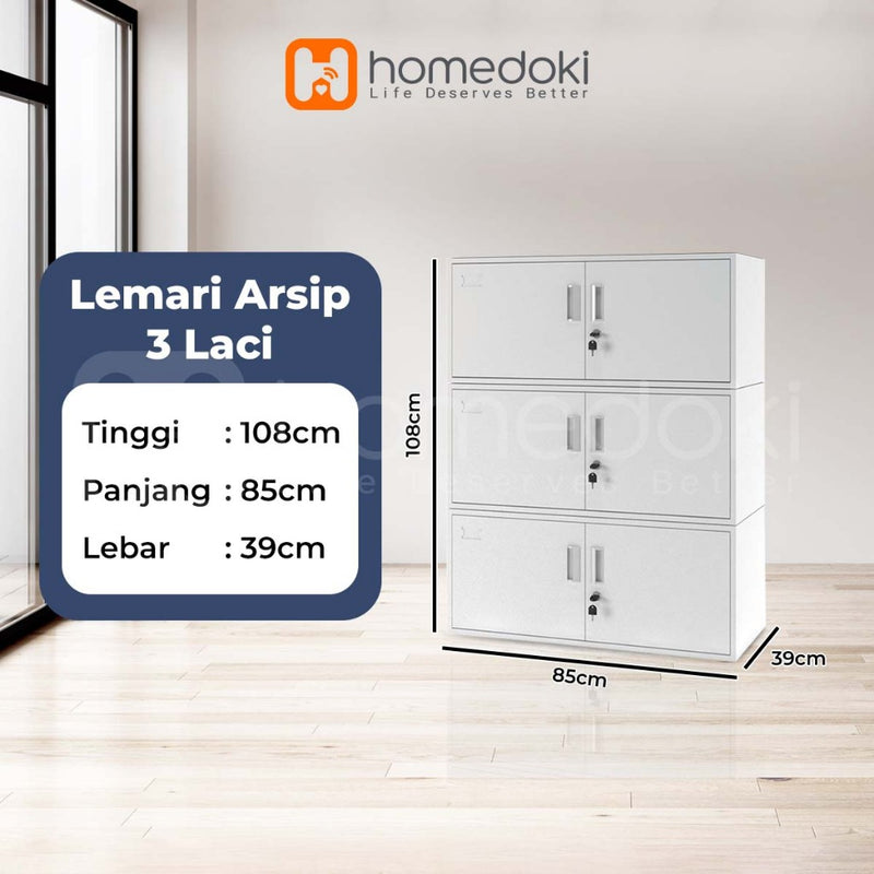 Homedoki Lemari arsip Besi/Lemari arsip kantor/Lemari Arsip Kantor Sekolah