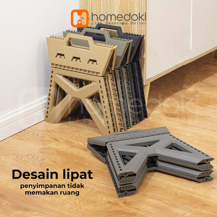 Homedoki kursi Lipat Outdoor/Kursi Lipat Serbaguna/Kursi Camping Portable/Indoor Outdoor Bangku Lipat High Quality