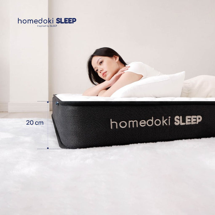 Homedoki Upgrade Bonnell / Kasur Spring Bed / Kasur bed / Kasur Box / Tebal 20cm /Spring Bed 180x200