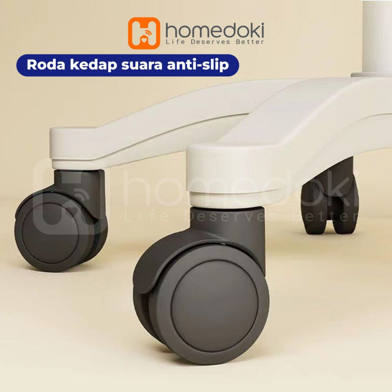 Homedoki Kursi Belajar Roda / Kursi Bar / Kursi Aesthetic / Kursi Salon / Kursi Makan