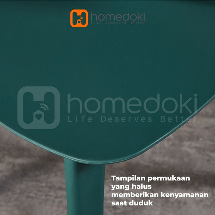 Homedoki Kursi Makan plastik/ kursi murah/ kursi plastik cafe/ Kursi Belajar