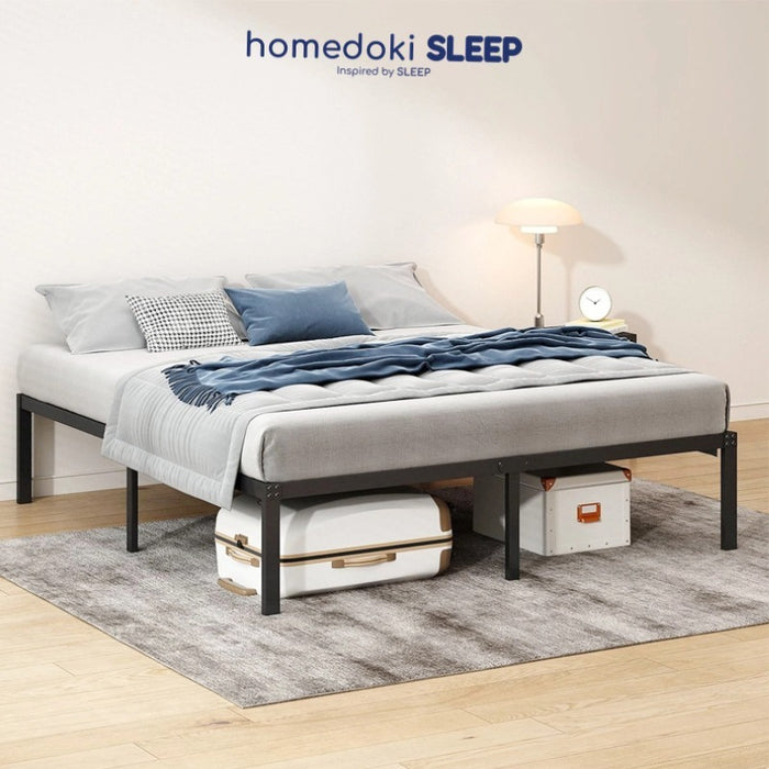 Homedoki Basicbed / Dipan Tempat Tidur / Yelena Ranjang Tidur / Divan Dipan Tempat Tidur / Kai Ranjang Besi Industrial Bed In a Box