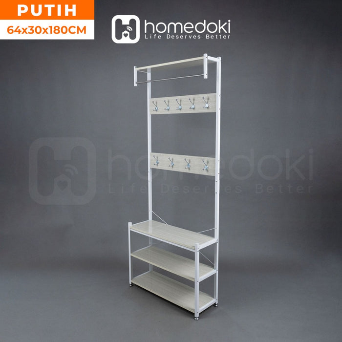 Homedoki Rak Baju Gantung / Stand Hanger / Lemari Gantung / Lemari Gantung Baju / Rak Baju