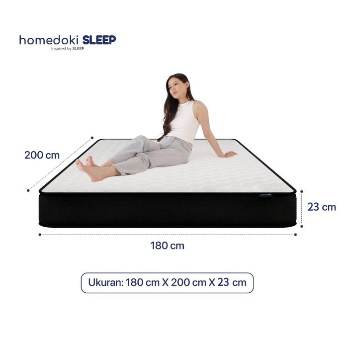 Homedoki Upgrade Original / Matras Kasur / Kasur Spring Bed / Spring Bed 180x200 / Tebal 23cm