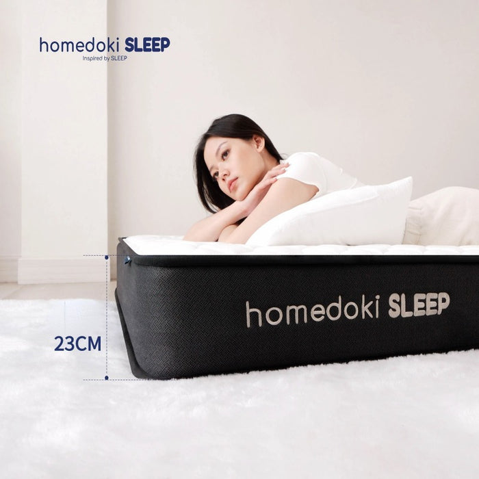 Homedoki Upgrade Original / Matras Kasur / Kasur Spring Bed / Spring Bed 180x200 / Tebal 23cm