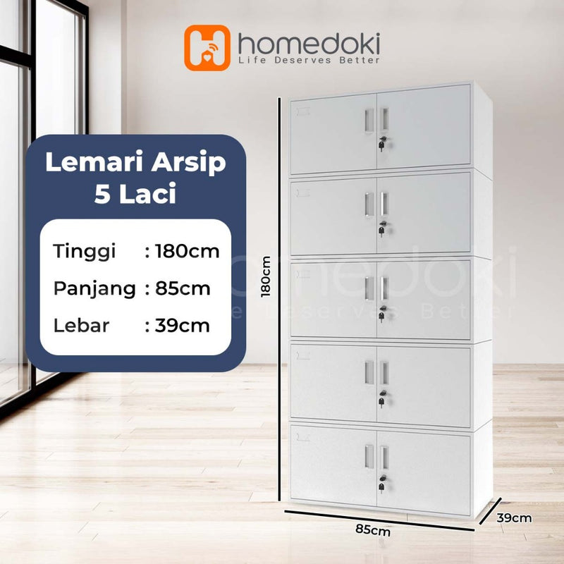 Homedoki Lemari arsip Besi/Lemari arsip kantor/Lemari Arsip Kantor Sekolah