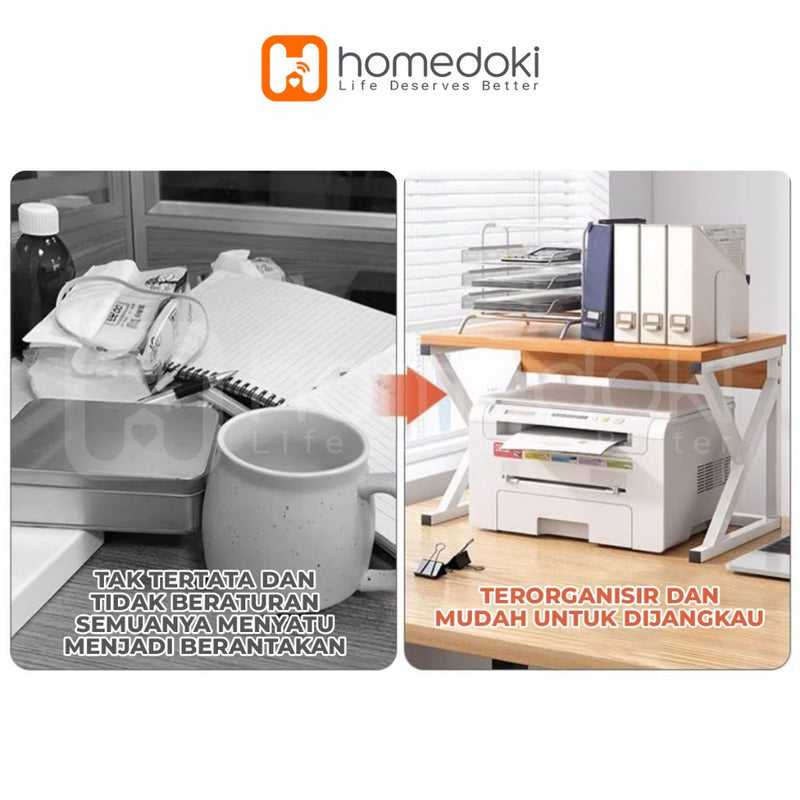 Homedoki Rak Dapur Minimalis / Rak Microwave / Rak Serbaguna Minimalis / Rak Bumbu Dapur
