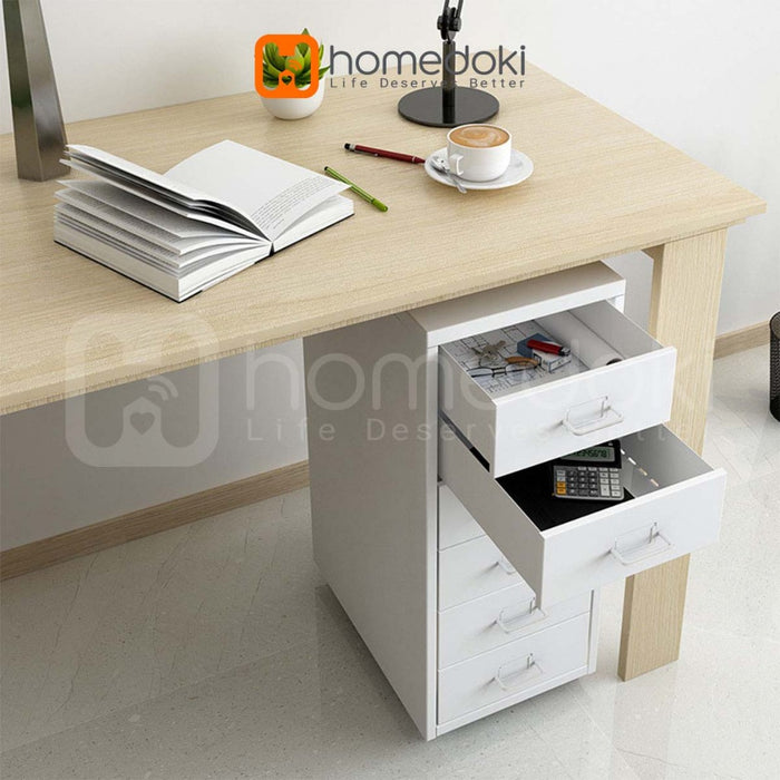 Homedoki Laci Penyimpanan / Susun Lemari Arsip Besi / Desk Organizer / Filing Cabinet Metal 6 Tingkat