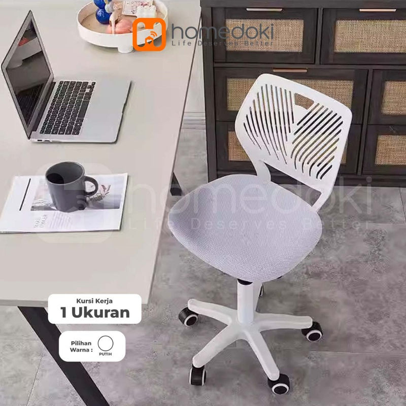 Homedoki Kursi Kantor /Kursi Belajar/Kursi Kerja /Kursi Gaming/ Kursi Hidrolik /Kursi Café/ Kursi Kantor Putar