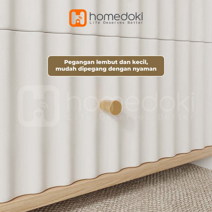 Homedoki Meja Nakas/Meja Nakas Minimalis/Meja Sudut/Meja Samping Tempat Tidur