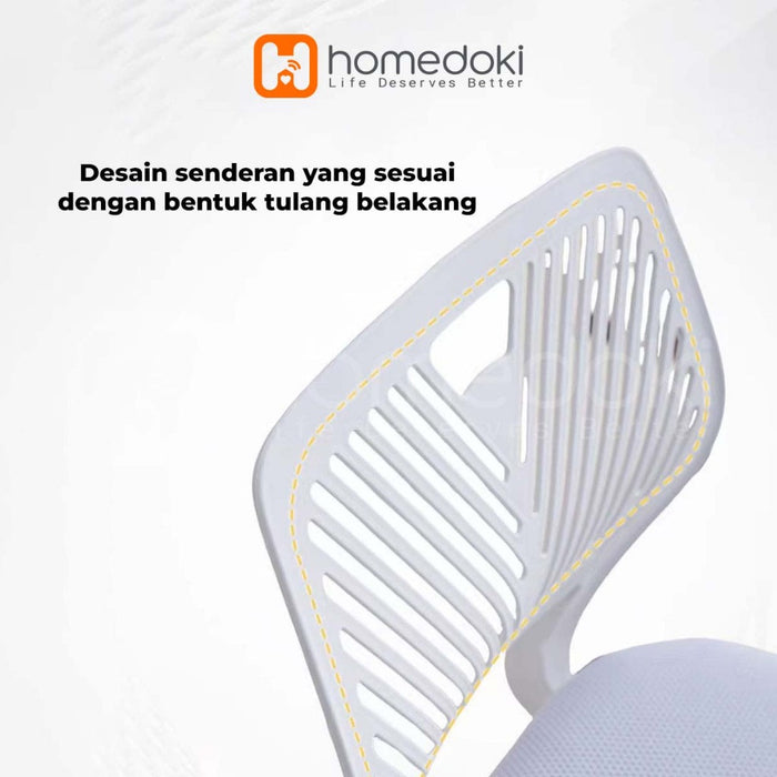Homedoki Kursi Kantor /Kursi Belajar/Kursi Kerja /Kursi Gaming/ Kursi Hidrolik /Kursi Café/ Kursi Kantor Putar