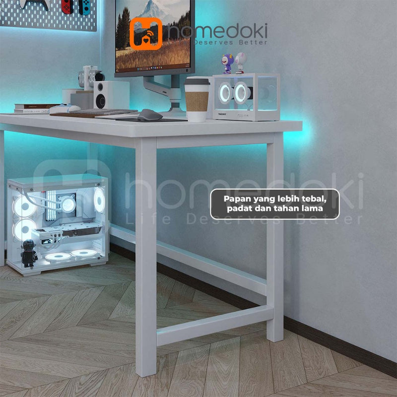 Homedoki Meja Komputer / Meja kantor / Meja Kerja / Meja PC / Meja Laptop /Meja Gaming