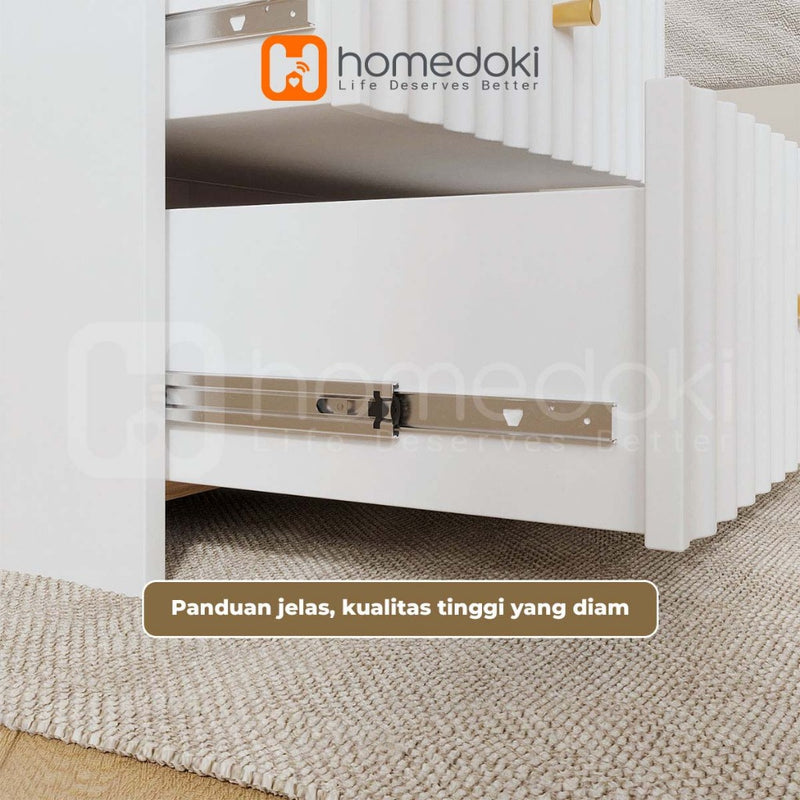 Homedoki Meja Nakas/Meja Nakas Minimalis/Meja Sudut/Meja Samping Tempat Tidur