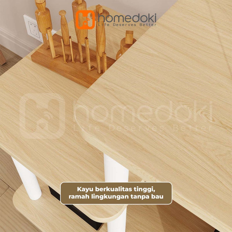 Homedoki Meja TV/Rak Tv/Lemari TV Minimalis/Meja Tv Kayu Murah/Lemari TV/Rak TV Mordern