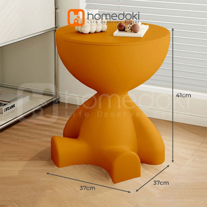 Homedoki  Meja Tamu/Meja Aesthetic/Meja Ruang Tamu minimalis/Meja Tamu Minimalis/Meja Samping Sofa