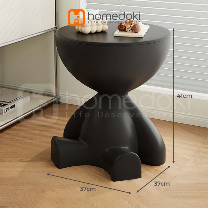 Homedoki  Meja Tamu/Meja Aesthetic/Meja Ruang Tamu minimalis/Meja Tamu Minimalis/Meja Samping Sofa