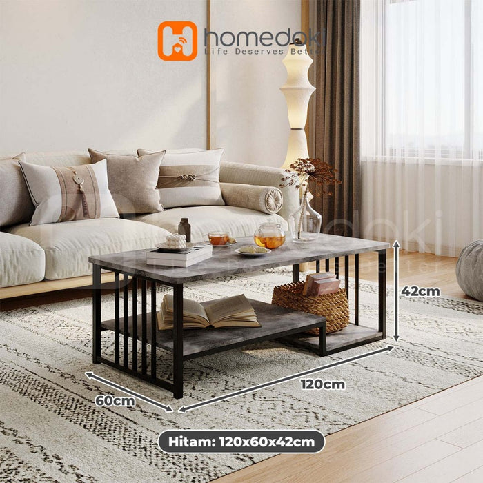 Homedoki Meja Ruang Tamu Minimalis/Meja Makan/Meja Kecil