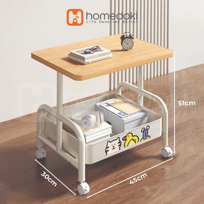 Homedoki Rak Susun Serbaguna/Rak Dapur/Rak Dapur Serbaguna/Rak Troli/Rak Troli Susun Roda