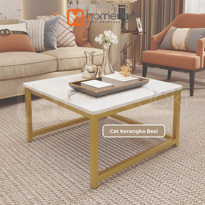 Homedoki Meja Ruang Tamu Minimalis/Meja Kopi/Meja Minimalis/Meja Tamu Minimalis Modern/Meja Kecil
