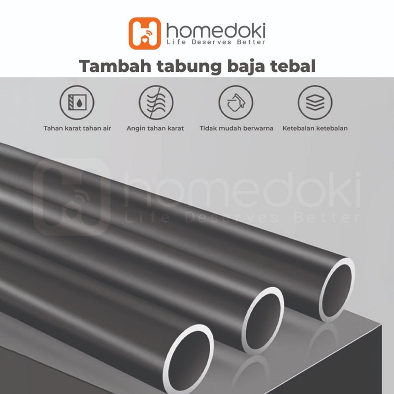 Homedoki Rak Susun Serbaguna/Rak Dapur/Rak Dapur Serbaguna/Rak Troli/Rak Troli Susun Roda