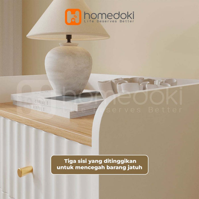 Homedoki Meja Nakas/Meja Nakas Minimalis/Meja Sudut/Meja Samping Tempat Tidur