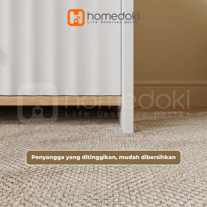 Homedoki Meja Nakas/Meja Nakas Minimalis/Meja Sudut/Meja Samping Tempat Tidur