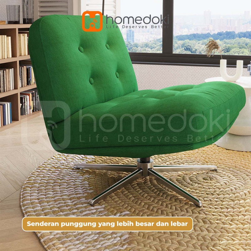 Homedoki Sofa Malas/Sofa Ruang Tamu/Sofa Aesthetic/Sofa Minimalis/Sofa Single
