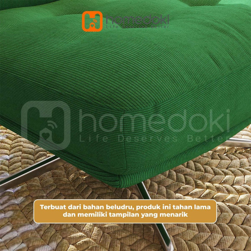 Homedoki Sofa Malas/Sofa Ruang Tamu/Sofa Aesthetic/Sofa Minimalis/Sofa Single