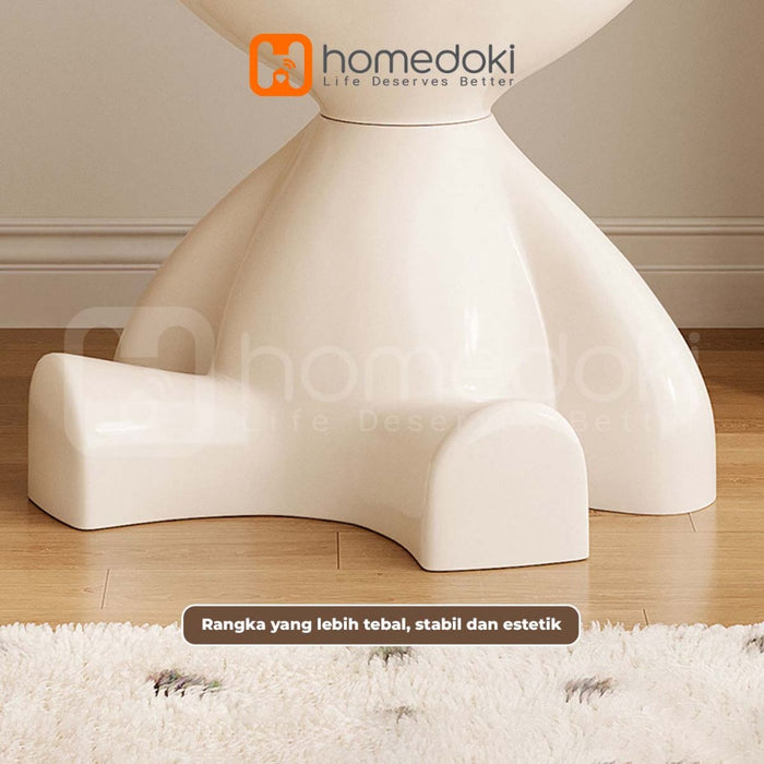 Homedoki  Meja Tamu/Meja Aesthetic/Meja Ruang Tamu minimalis/Meja Tamu Minimalis/Meja Samping Sofa